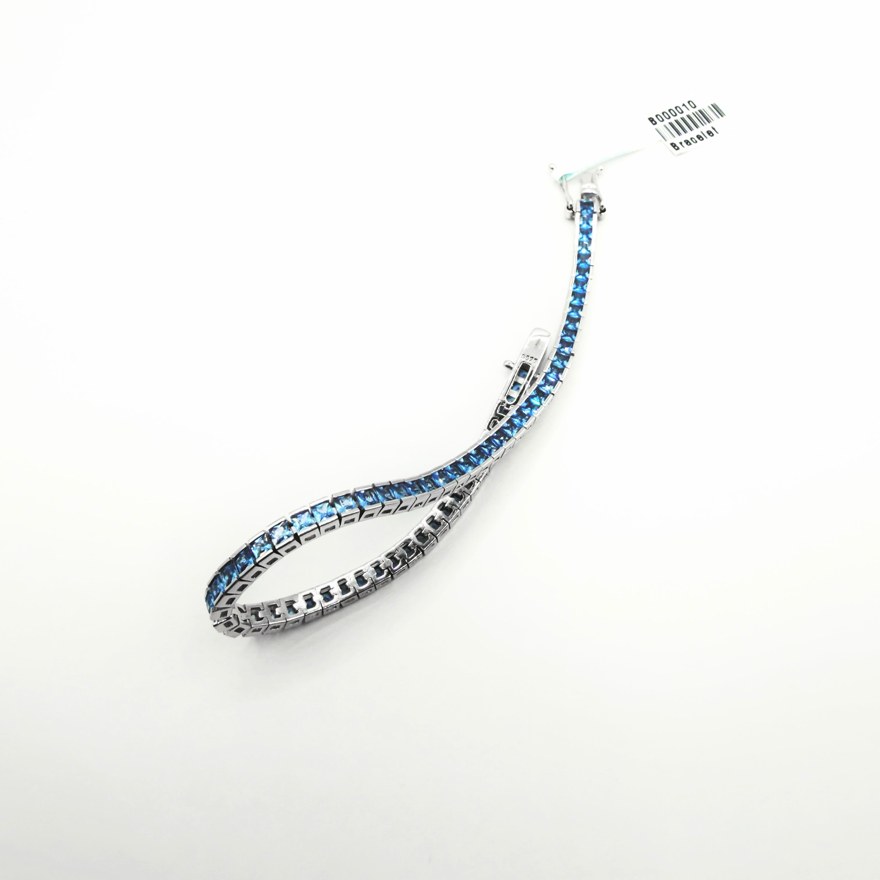 Blue Tennis Bracelet