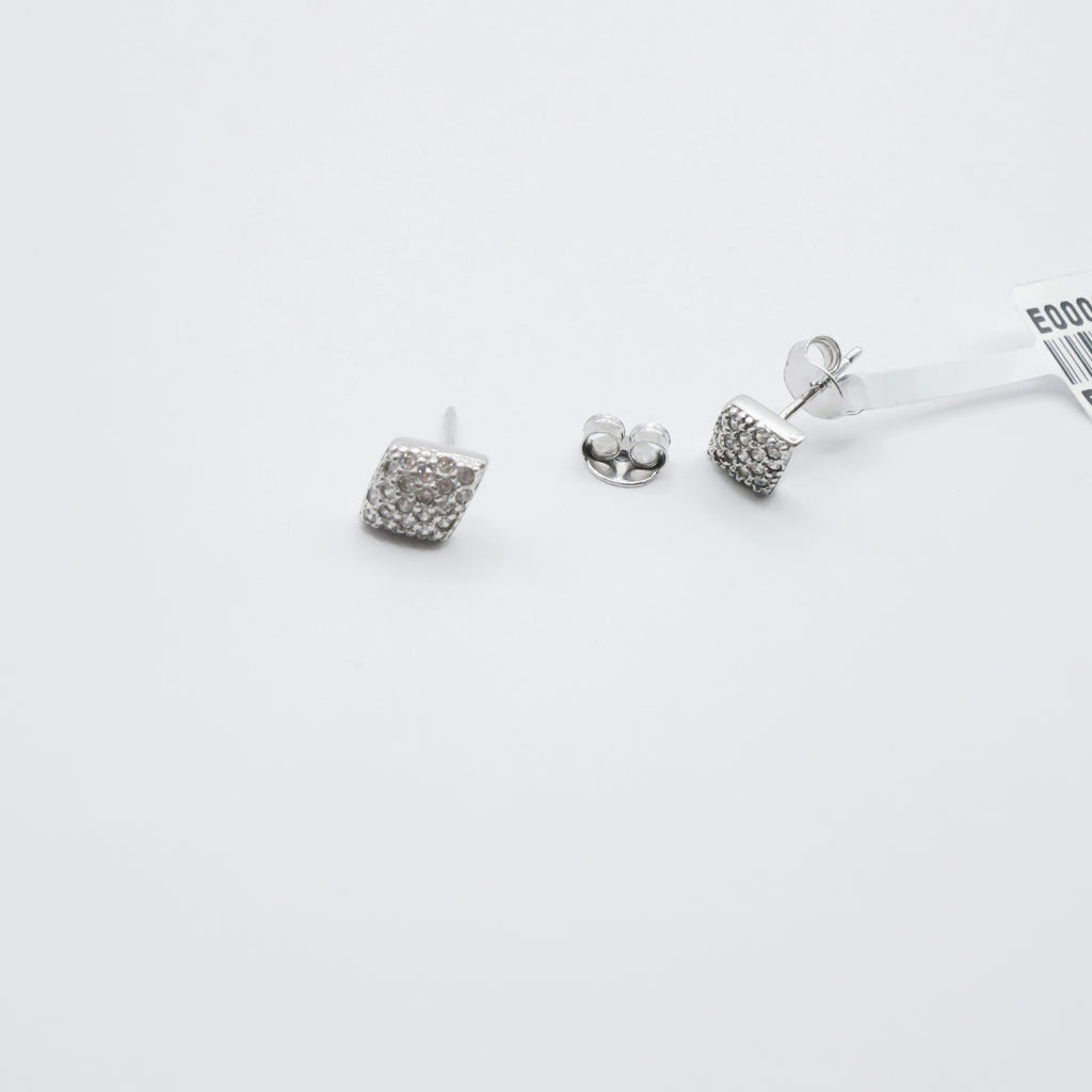 Pavé Rhombus Studs