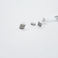 Pavé Rhombus Studs