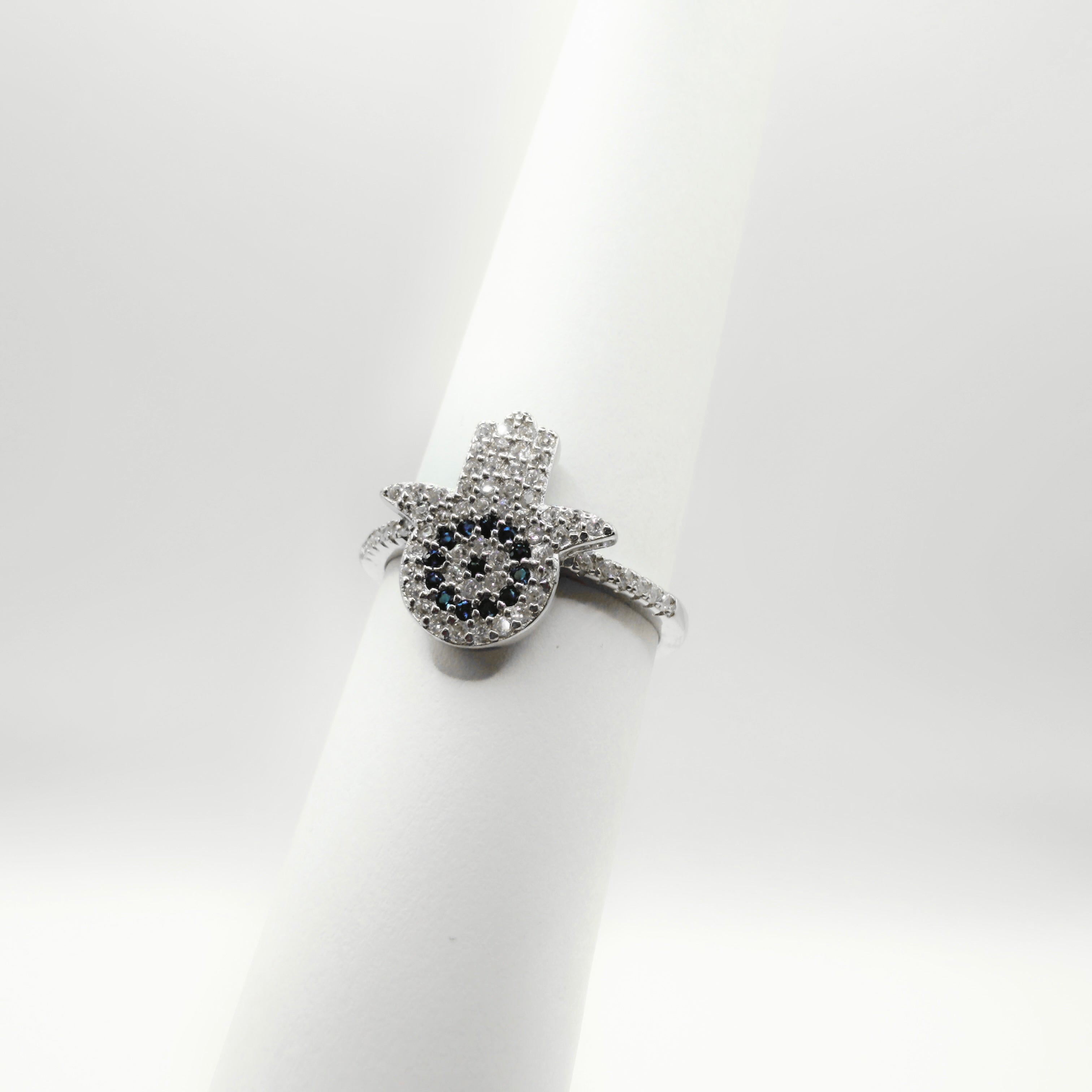 Evil Eye Hamsa Ring