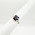 Dark purple center stone Ring