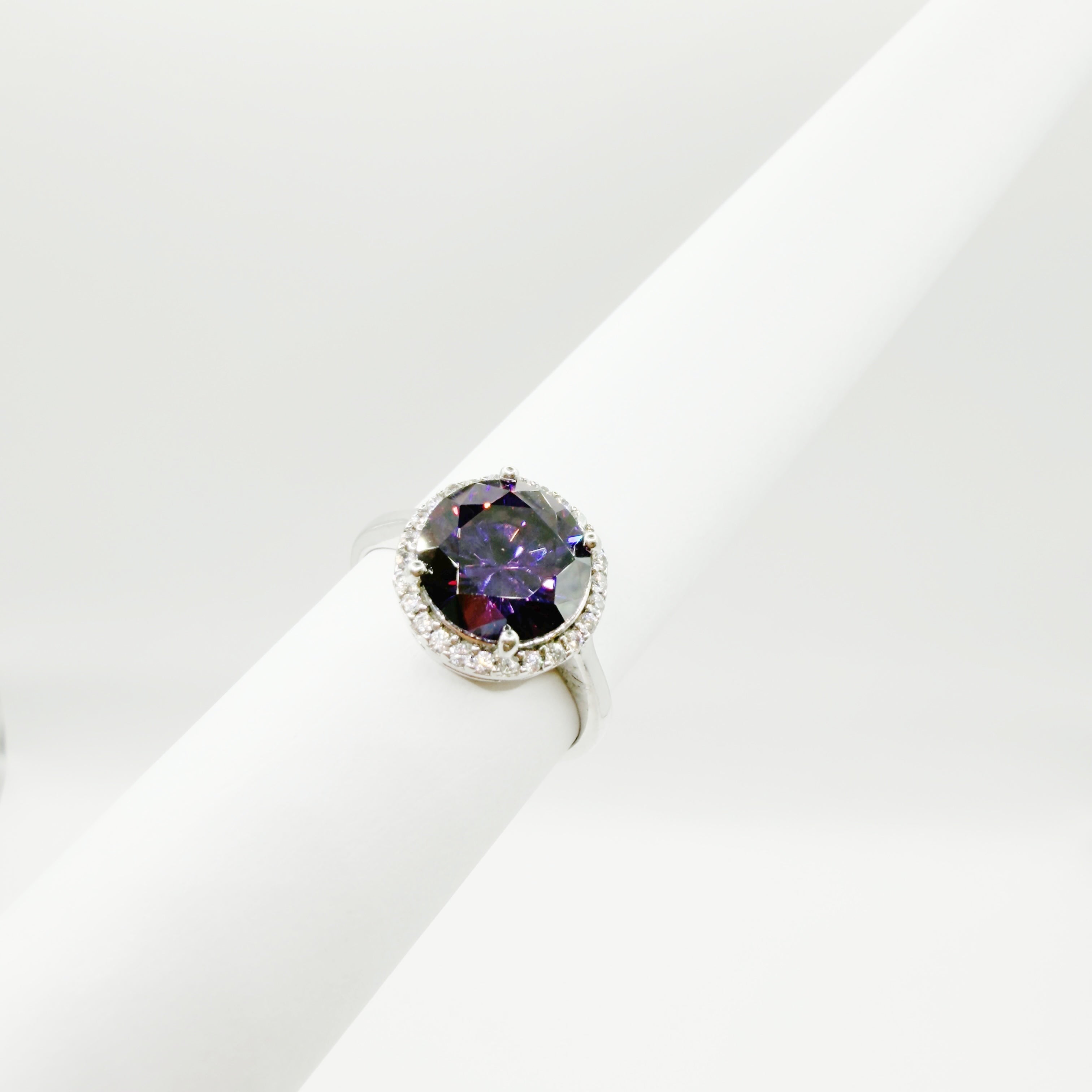 Dark purple center stone Ring