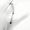 Red Spark Tennis Bracelet