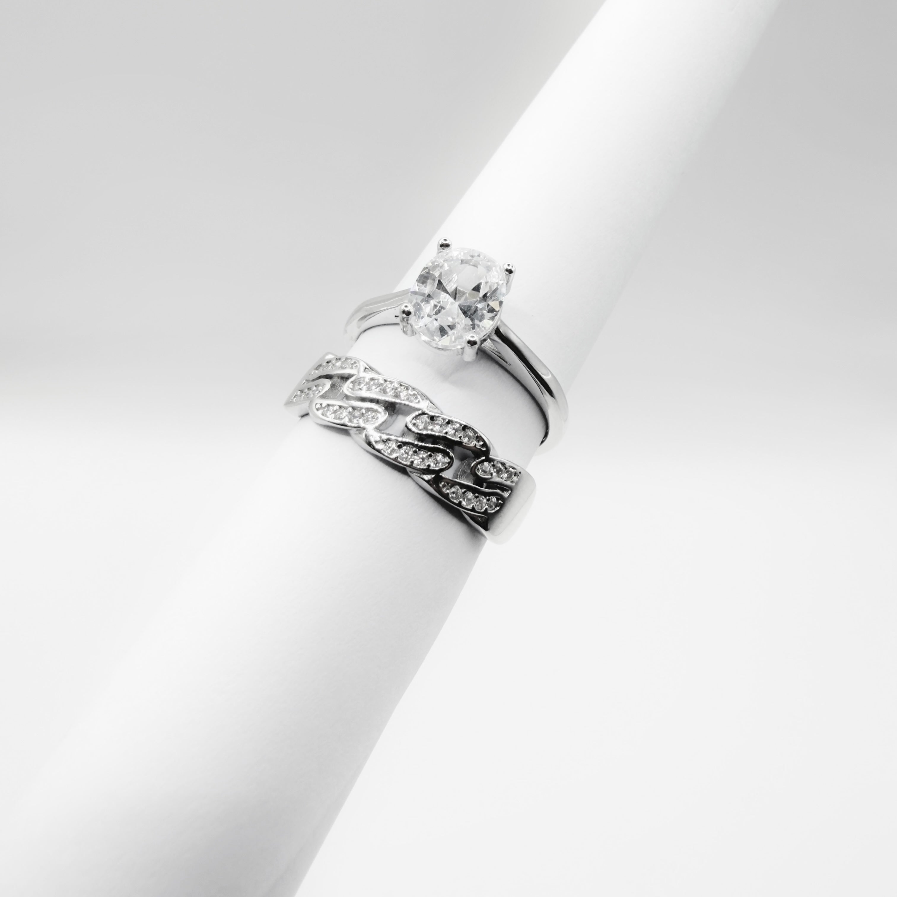 Twins Wedding Ring Set