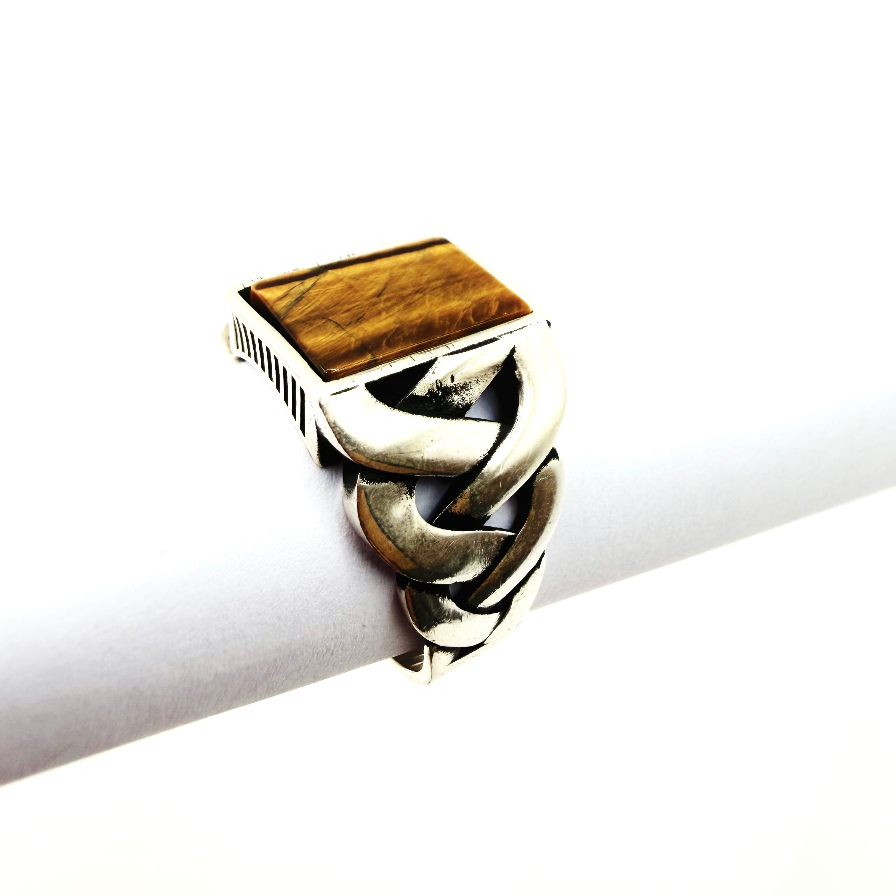 Natural Tiger Eye Ring