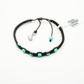 Natural Turquoise Macramé Bracelet