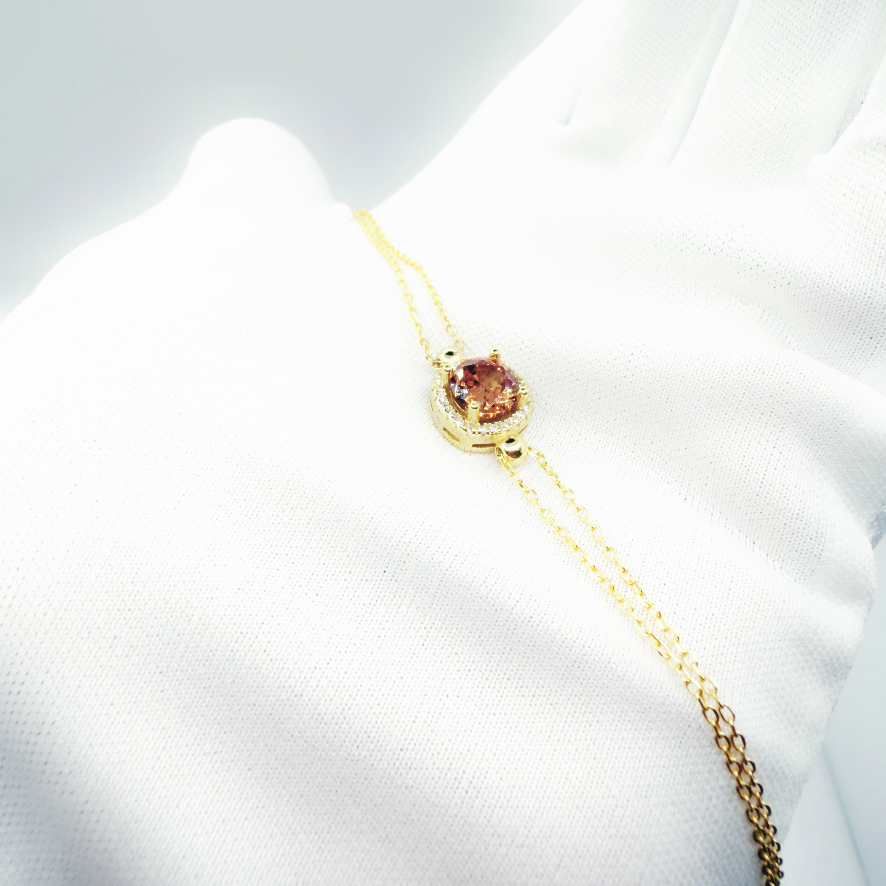 Champagne Stone Bracelet
