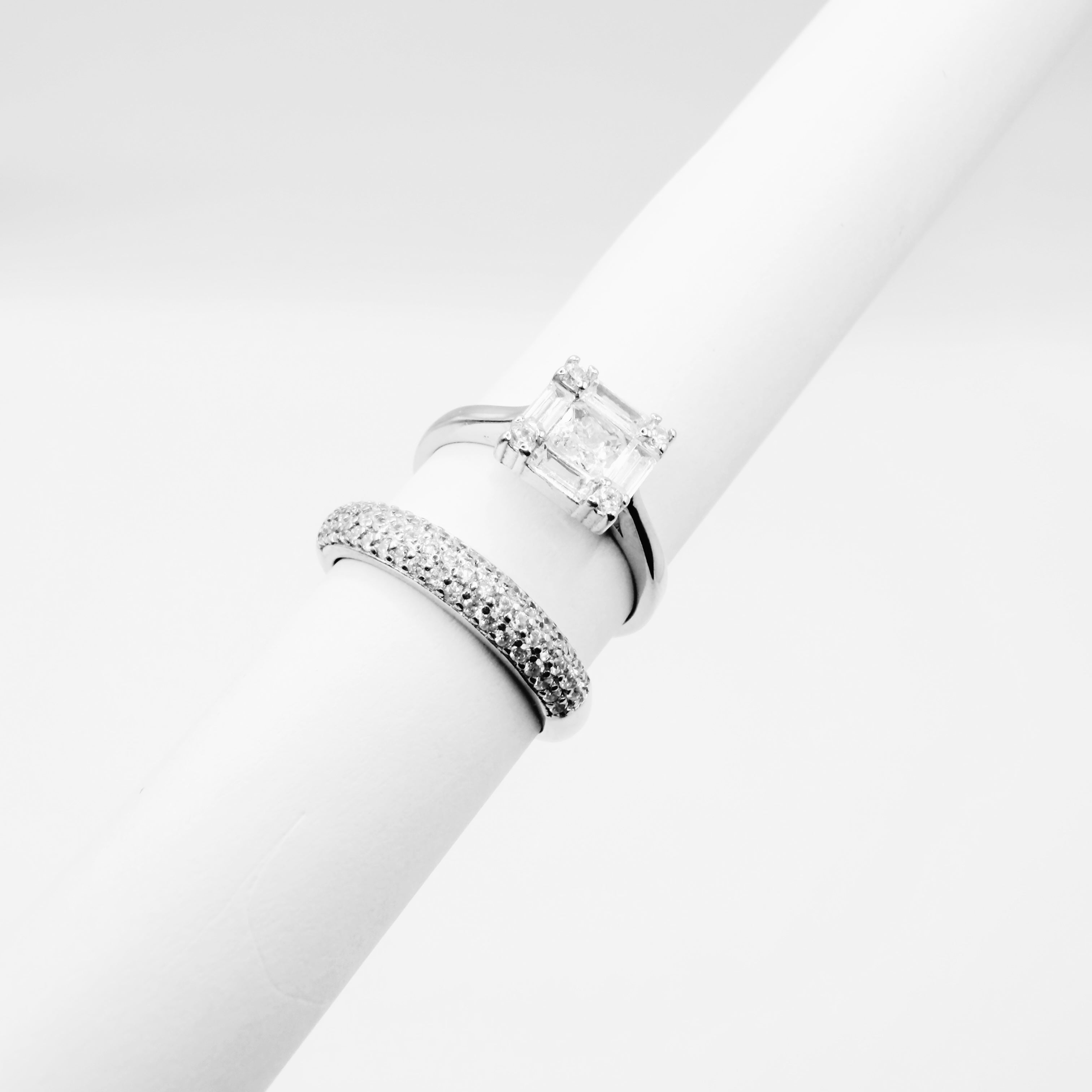 Twins Wedding Ring Set