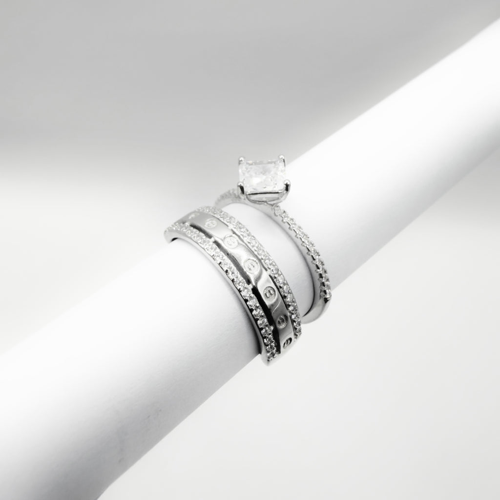 Twins Wedding Ring Set