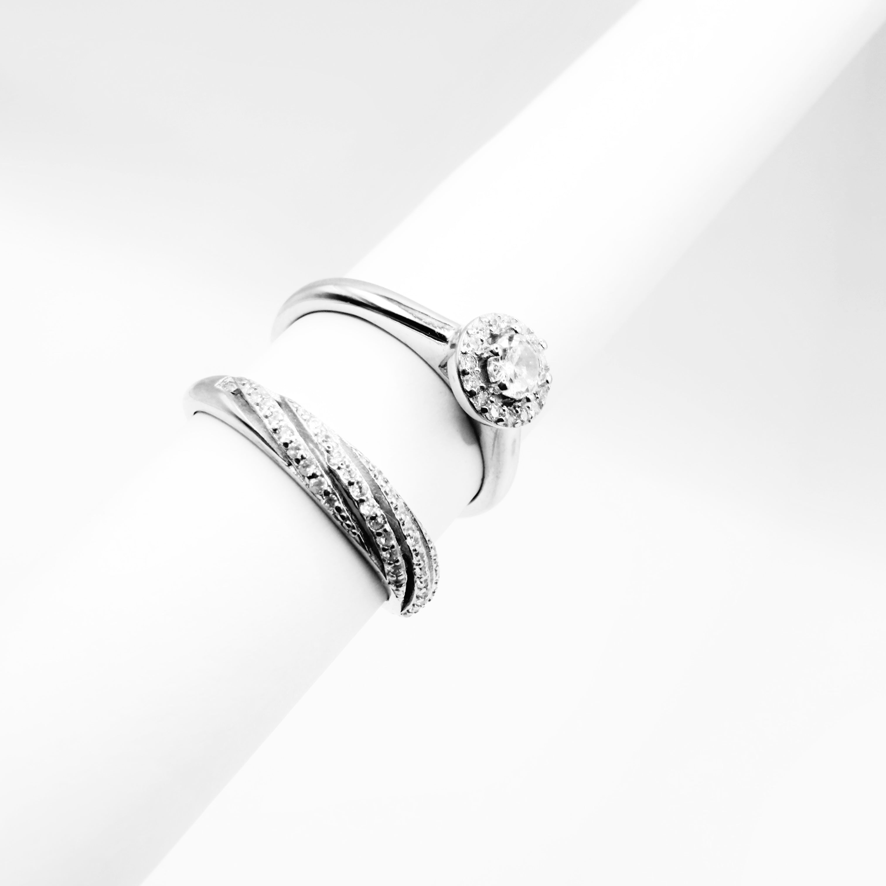 Twins Wedding Ring Set