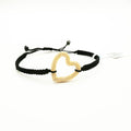 Pavé Heart Macramé Bracelet