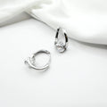 Pear-Cut Hoop Earrings