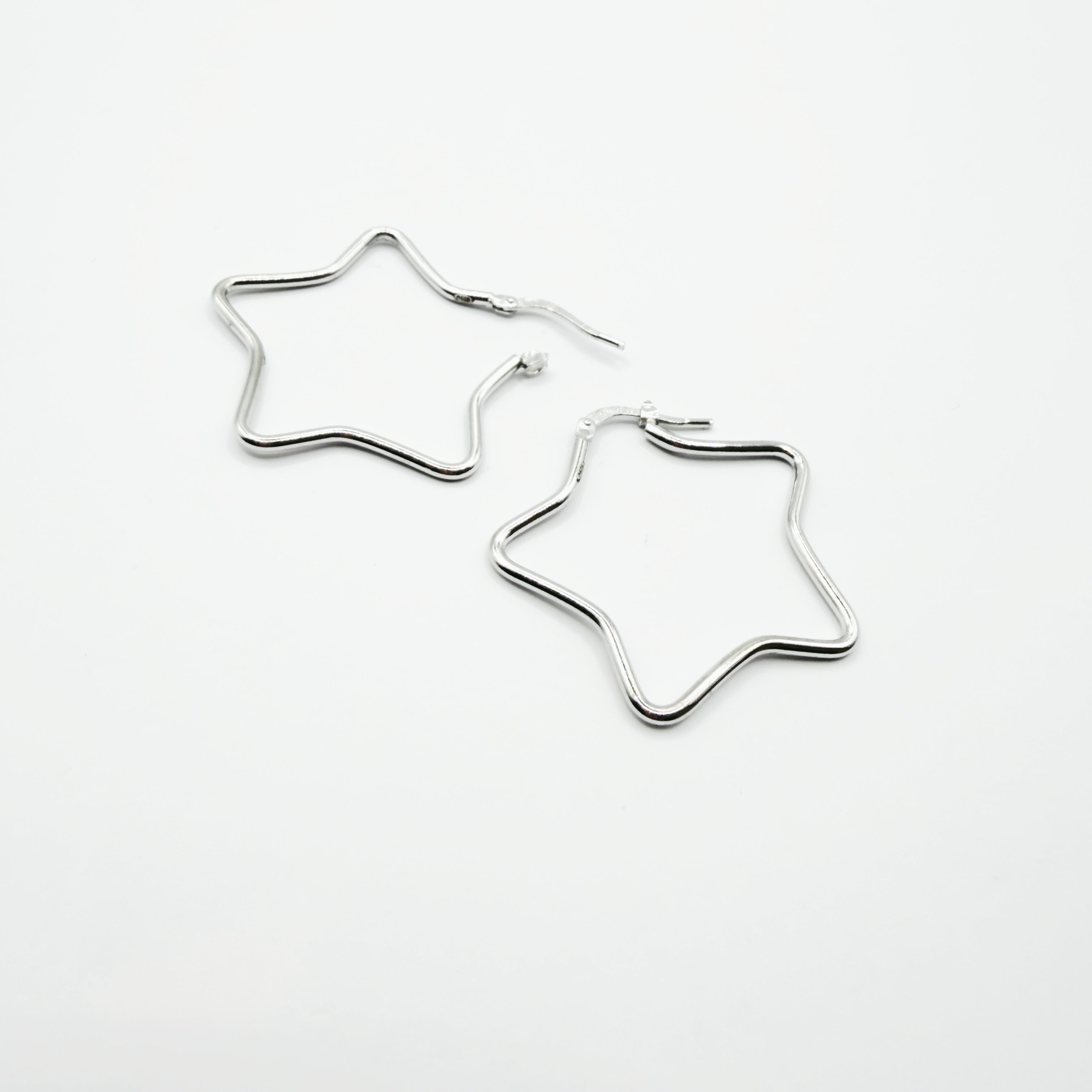 Star Outline Hoops