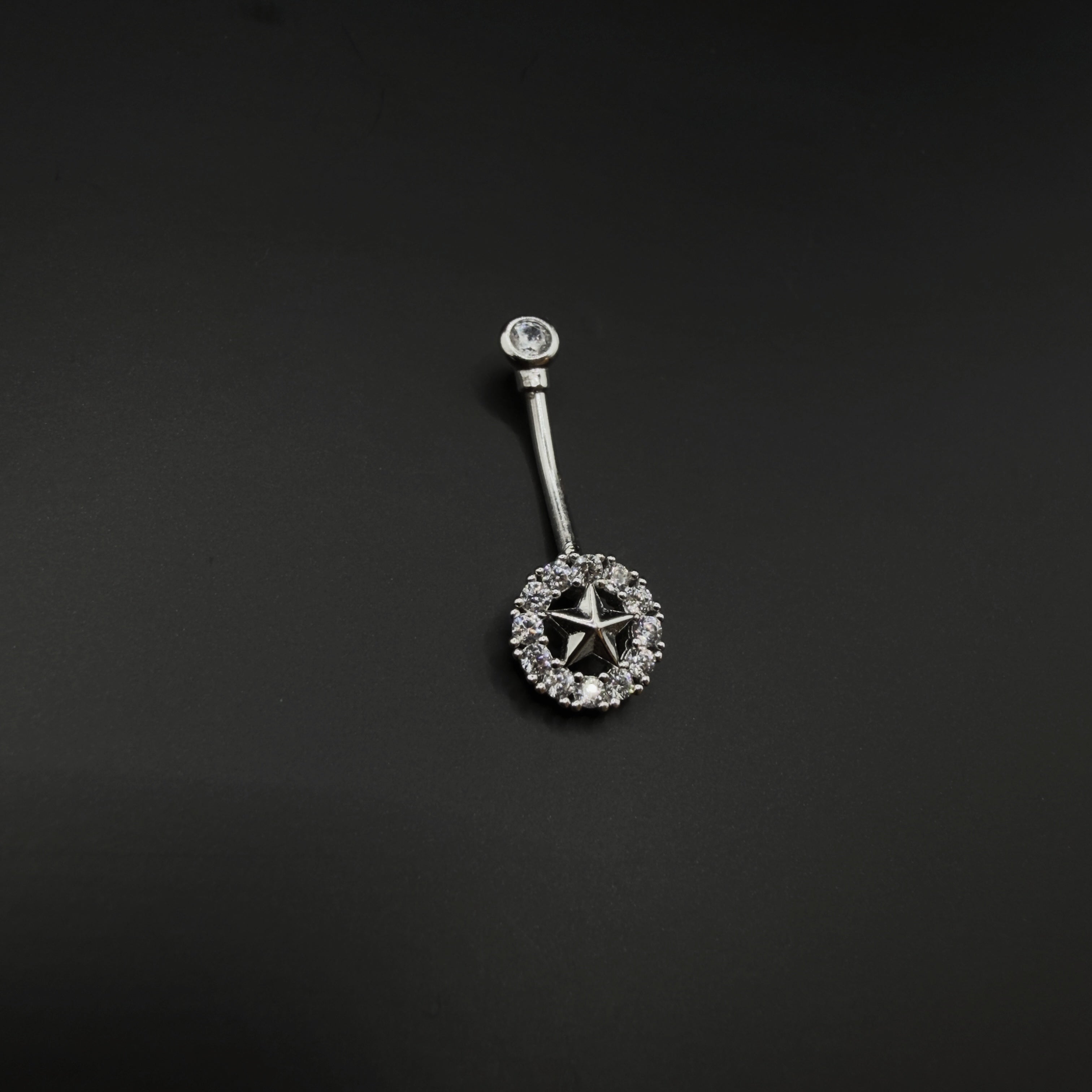 Star Halo Belly Button Ring