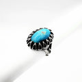 Natural turquoise ring