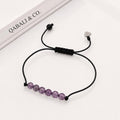 Natural Amethyst Macramé Bracelet