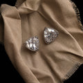 Trillion-Cut Stud Earrings